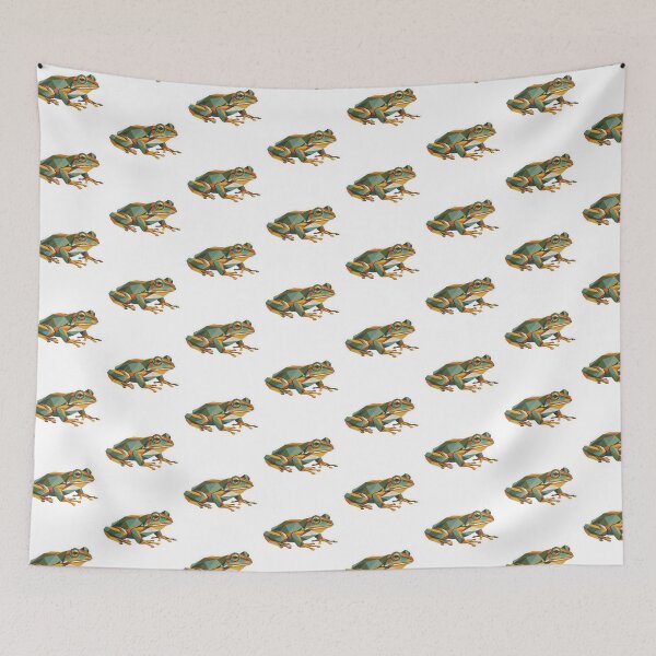 Item preview, Green Frog Mosaic Sticker – Wall Art for Modern Decoration designed and sold by bsbd-action.