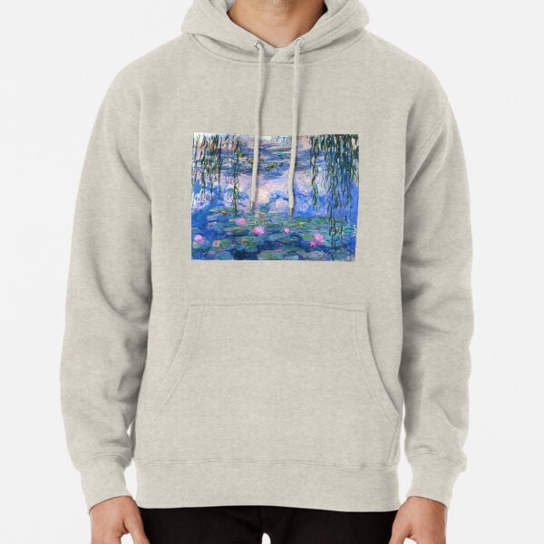 Water Lilies Monet Pullover Hoodie