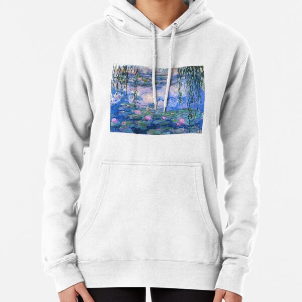 Water Lilies Monet Pullover Hoodie