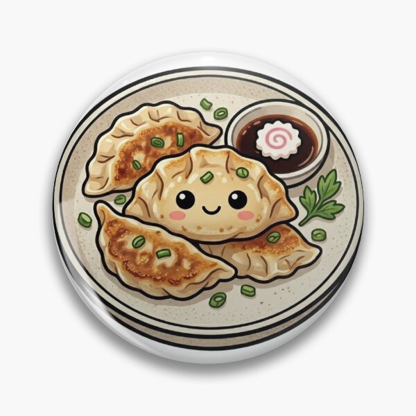 Item preview, Cute Gyoza Dumplings - Happy Potsticker Squad by AMJ designed and sold by AMJ-Studio.