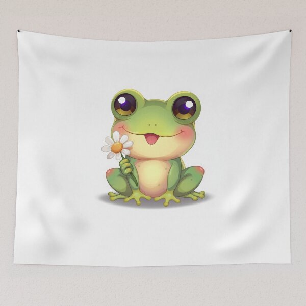 Item preview, KAWAII FROG STICKER designed and sold by Graylay1589.