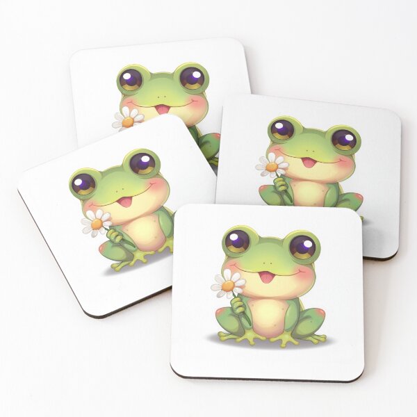 Item preview, KAWAII FROG STICKER designed and sold by Graylay1589.