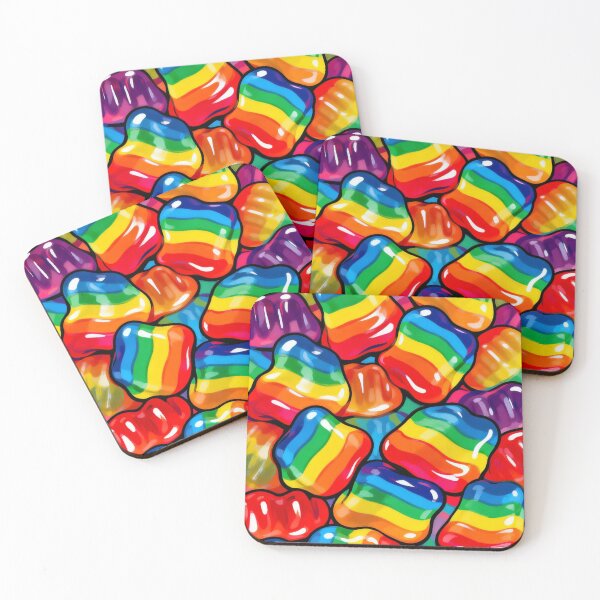 Item preview, Rainbow Sweets Tessellated Design designed and sold by NickWhittleArt.