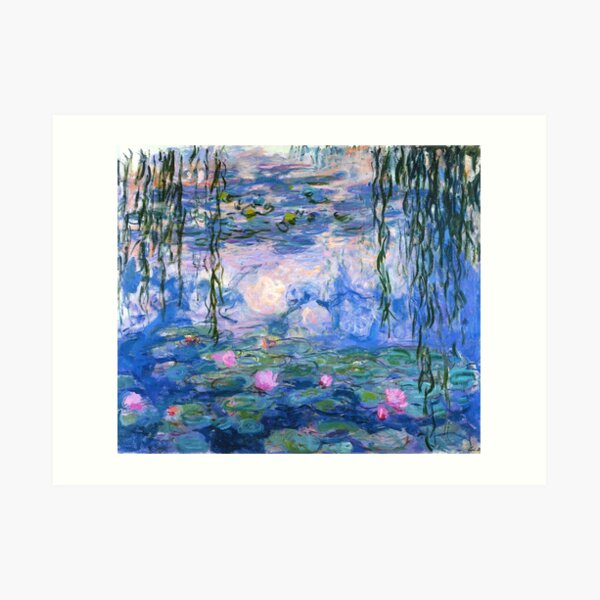 Seerosen Monet Kunstdruck