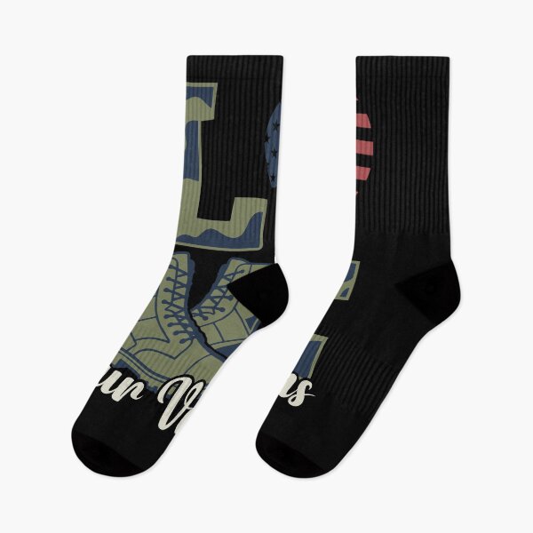 Item preview, Love Our Veterans Day Proud Military American Flag designed and sold by Dressed For  Duty.