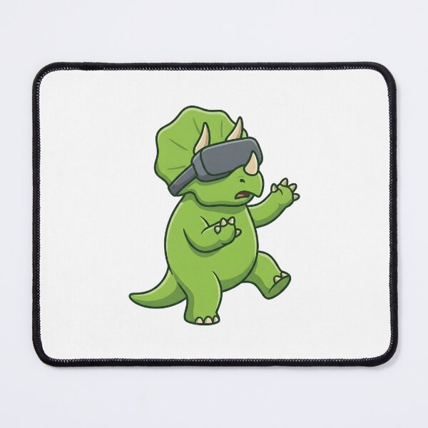 Item preview, Cute Triceratops Dinosaur Playing in VR designed and sold by Kvarny.