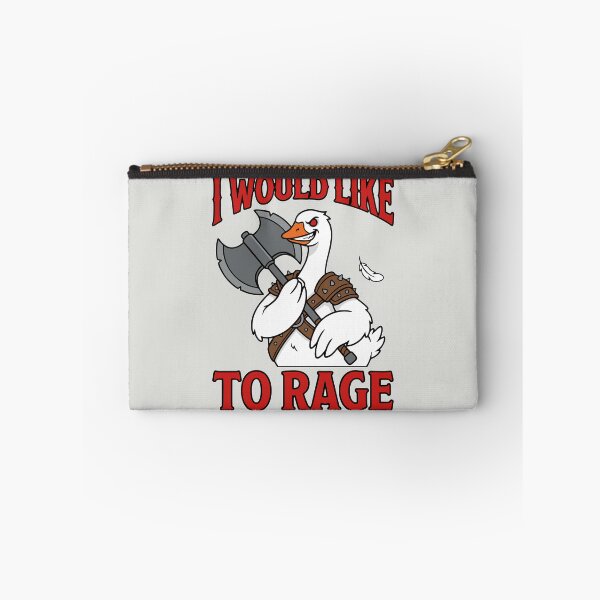 Item preview, I Would Like To Rage - Funny RPG Barbarian Goose designed and sold by DigitalGlade.