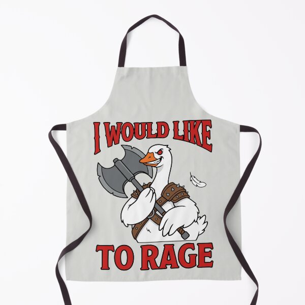 Item preview, I Would Like To Rage - Funny RPG Barbarian Goose designed and sold by DigitalGlade.