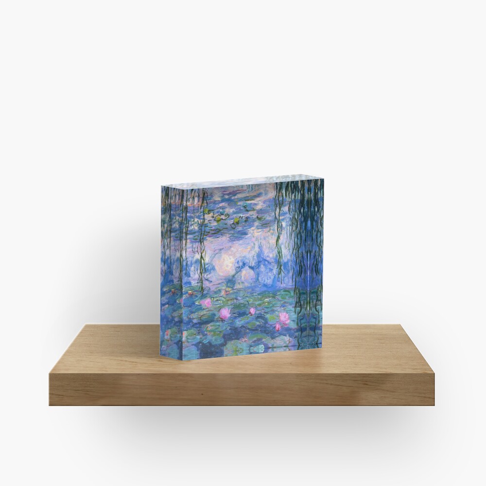 Water Lilies Monet Acrylic Block