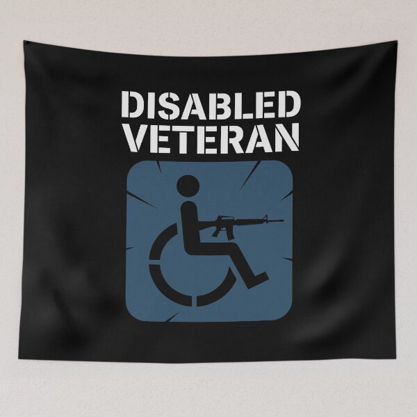 Item preview, Disabled Veteran Military Soldier USA Appreciation Pride designed and sold by Dressed For  Duty.