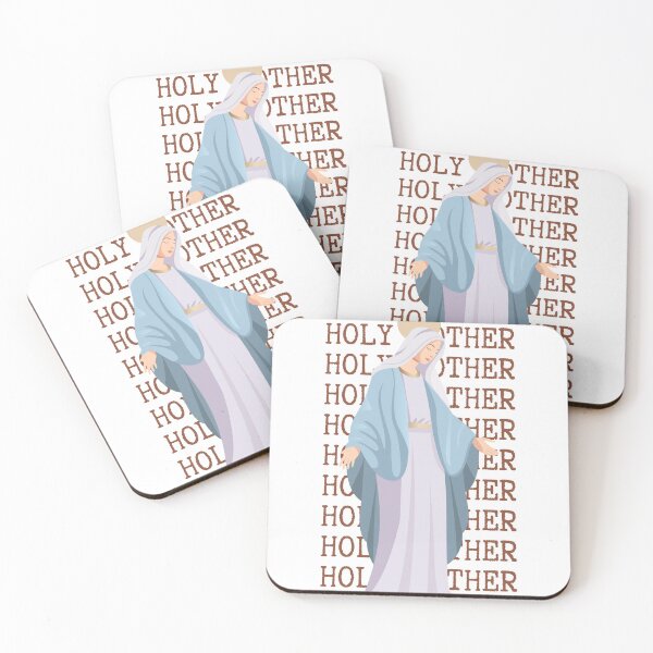 Item preview, Holy Mother Blessed Virgin Mary Modern Illustration designed and sold by FaithWayStudio.