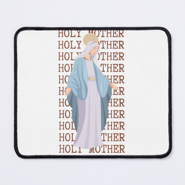 Item preview, Holy Mother Blessed Virgin Mary Modern Illustration designed and sold by FaithWayStudio.