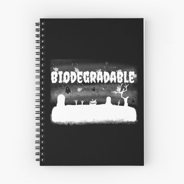 Item preview, Biodegradable White Print designed and sold by Rad Cat Apparel.