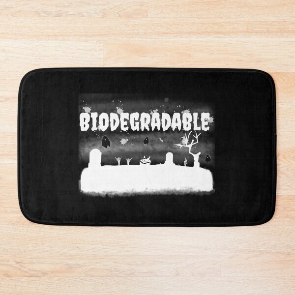 Item preview, Biodegradable White Print designed and sold by Rad Cat Apparel.