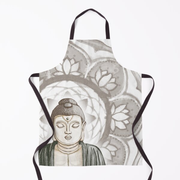 Item preview, Buddha Padma Watercolor - Fawn Earth Pine - Earth Halo designed and sold by Irene Estelle.