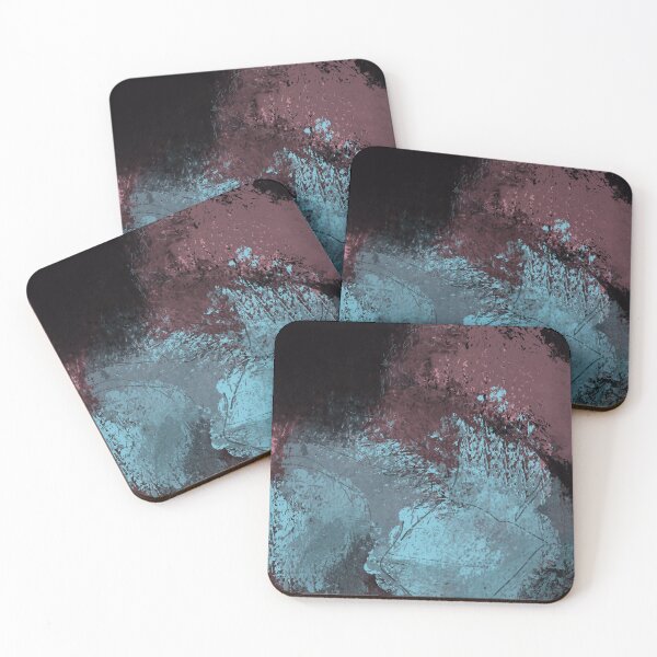 Item preview, Modern, timelessly elegant abstraction in black, blue and dark red tones. designed and sold by Susanna Schorr.
