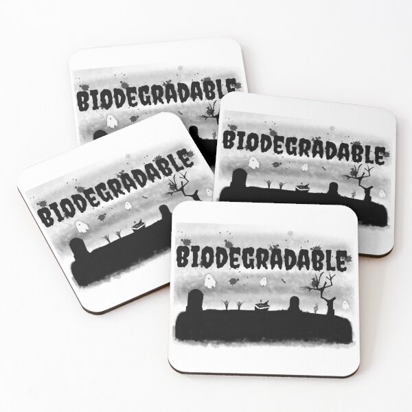 Item preview, Biodegradable Black Print designed and sold by Rad Cat Apparel.