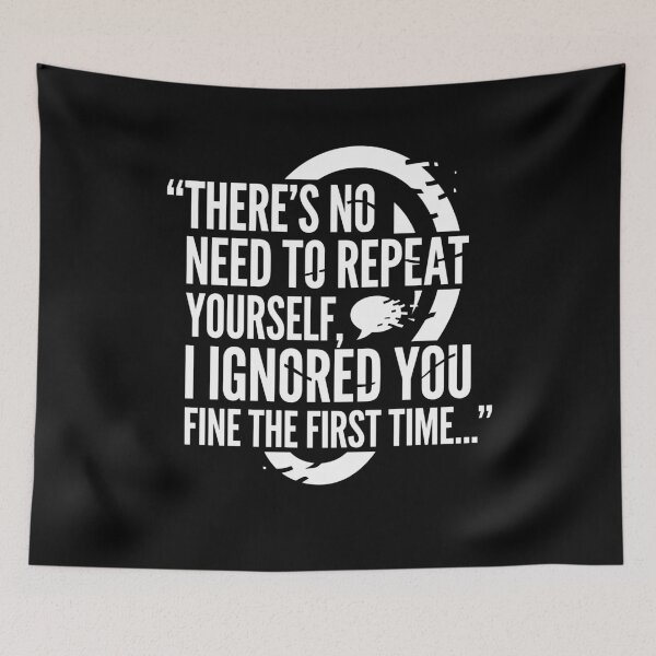 Item preview, No Need Repeat Yourself I Ignored You Funny Saying designed and sold by Dressed For  Duty.