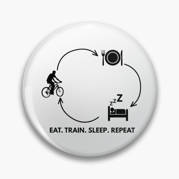 Item preview, EAT TRAIN SLEEP REPEAT designed and sold by cyclingmania.