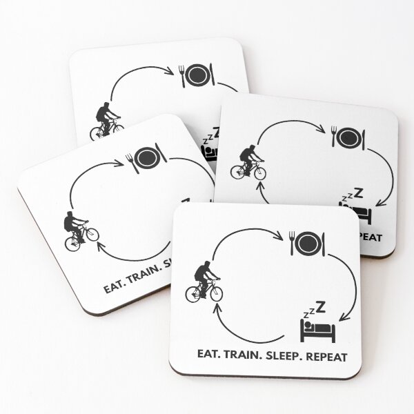 Item preview, EAT TRAIN SLEEP REPEAT designed and sold by cyclingmania.