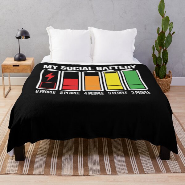 Item preview, My Social Battery Low Energy Anti Social Introvert designed and sold by Dressed For  Duty.