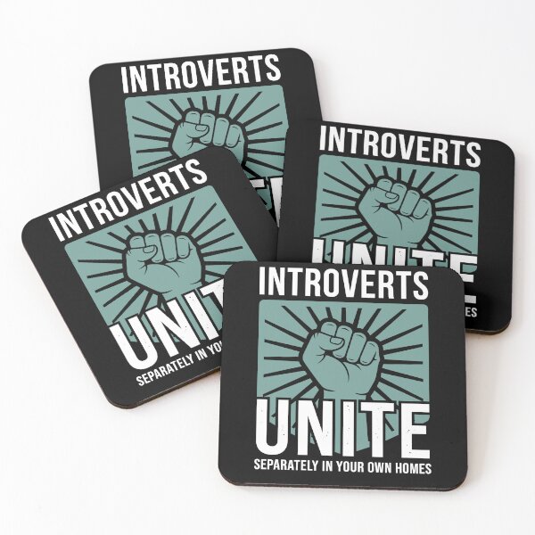 Item preview, Introverts Unite Separately In Your Own Homes Introverted designed and sold by Dressed For  Duty.