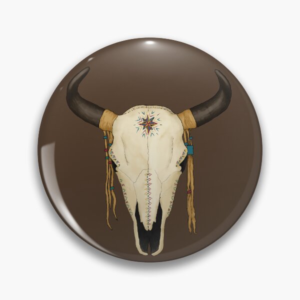 Item preview, American Bison Skull designed and sold by InlandStyle.
