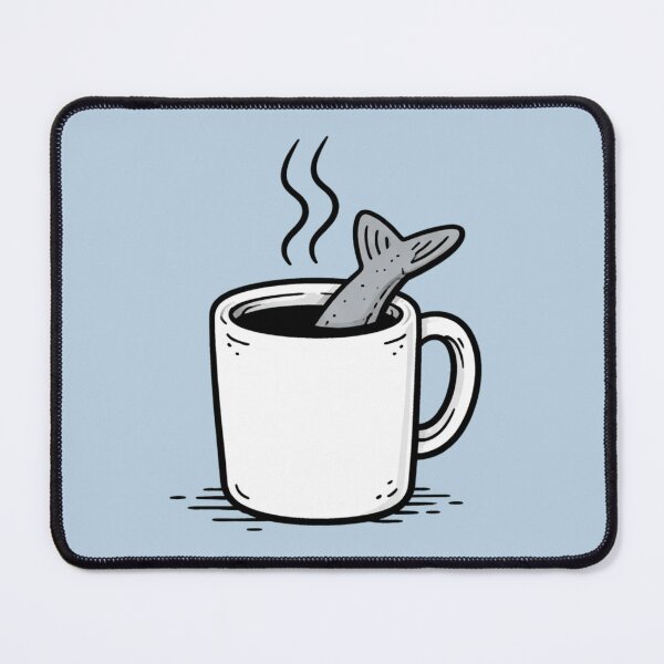Item preview, Coffee cup with fishtail designed and sold by FrechZeug.