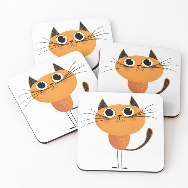 Item preview,  Happy Funny Cat designed and sold by Retro Whimsy.