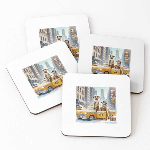 Item preview, Meerkats Hit the Big Apple: A Taxi Ride Through Wintery New York! designed and sold by themeerkatman.