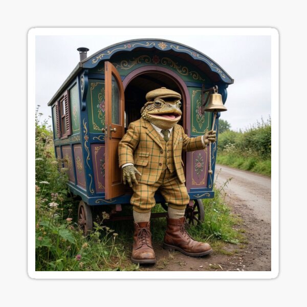 Mr. Toad's Big Boots Sticker