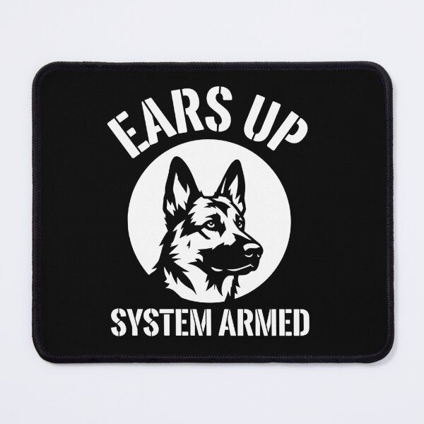 Item preview, Ears Up System Armed German Shepherd Dog Lover designed and sold by Dressed For  Duty.