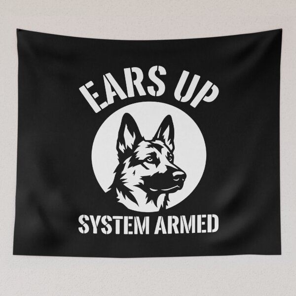 Item preview, Ears Up System Armed German Shepherd Dog Lover designed and sold by Dressed For  Duty.