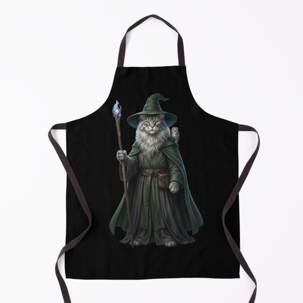 Item preview, Cat Wizard Sorcerer Portrait — Fantasy Cat Lover Gift designed and sold by Zippy Creation.