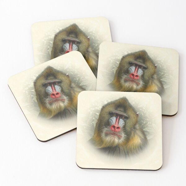 Item preview, Mandrill portrait designed and sold by Guardi71.