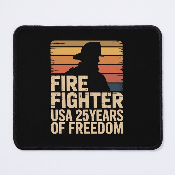 Item preview, USA 250 Years of Freedom 1776–2026 Patriotic American Fire Fighter designed and sold by Luppuss.