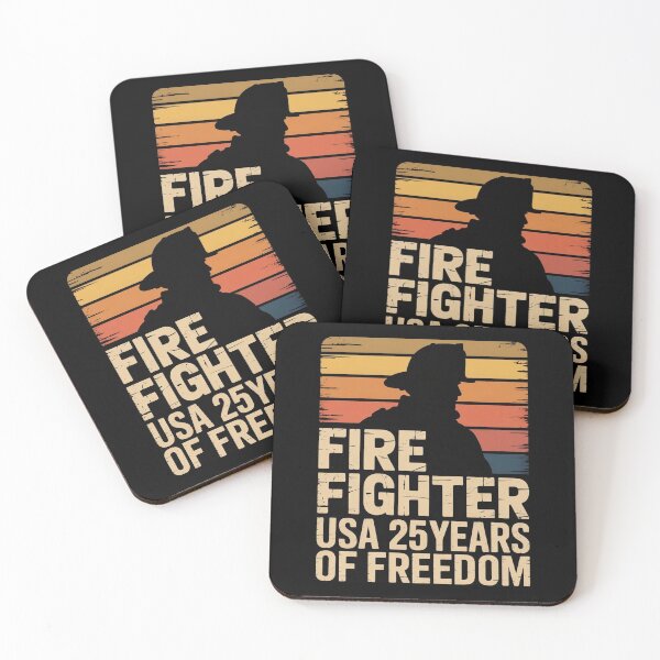 Item preview, USA 250 Years of Freedom 1776–2026 Patriotic American Fire Fighter designed and sold by Luppuss.