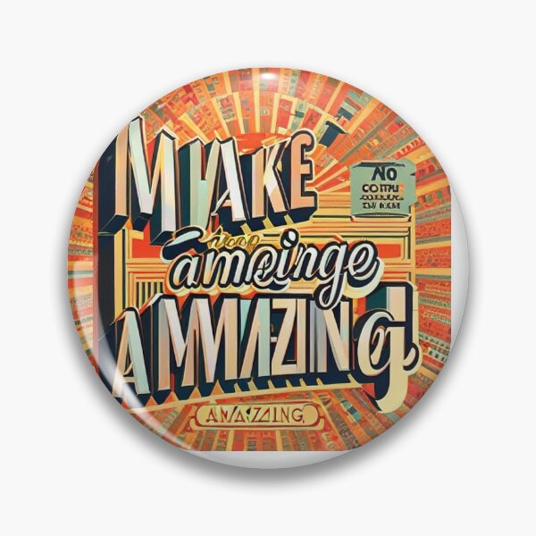 Item preview, Make Today Amazing Retro designed and sold by BelleVibeStudio_.
