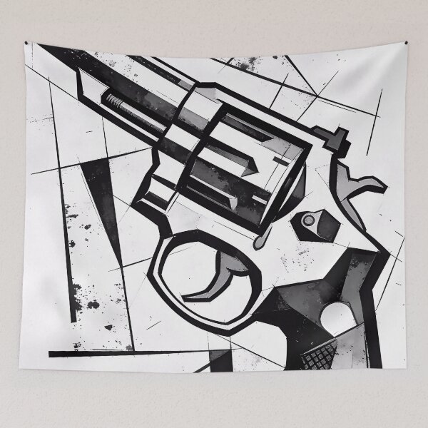 Artikelvorschau, Die Pistole, das Gewehr, der Revolver entworfen und verkauft von StudioDestruct.