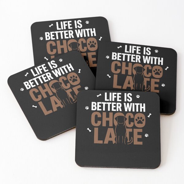 Item preview, Life is Better Chocolate Labrador Owner Dog Breed Lab Lover designed and sold by Dressed For  Duty.