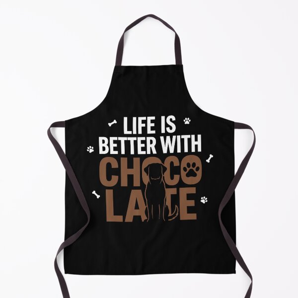 Item preview, Life is Better Chocolate Labrador Owner Dog Breed Lab Lover designed and sold by Dressed For Duty.