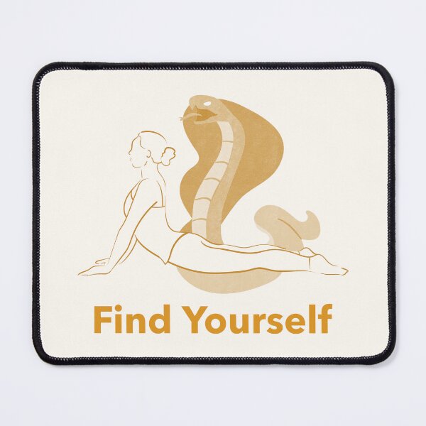 Item preview, Find Yourself Yoga Cobra Pose – Zen Spiritual Snake Design designed and sold by WellspringXflow.