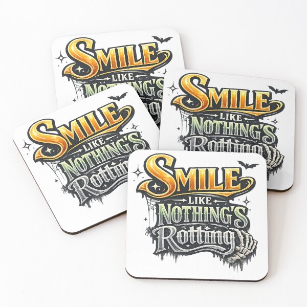 Item preview, Smile Like Nothing’s Rotting designed and sold by Deadpan Studio.