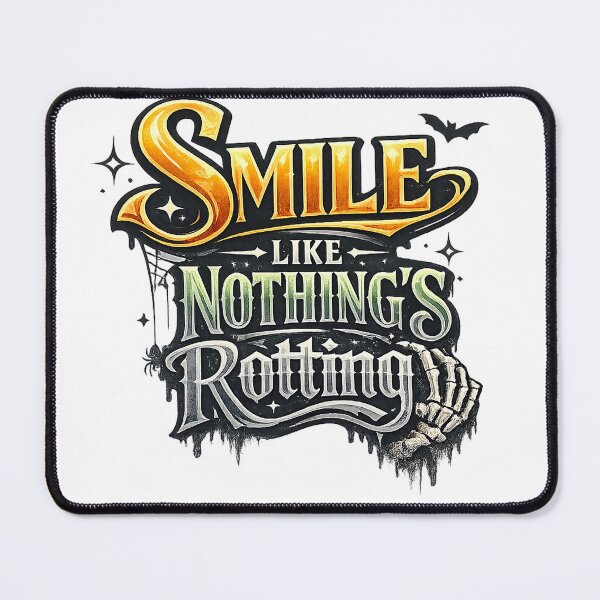 Item preview, Smile Like Nothing’s Rotting designed and sold by Deadpan Studio.