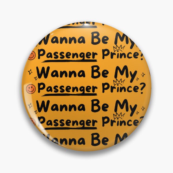 Item preview, Retro Wanna Be My Passenger Prince designed and sold by CDPrintsDesigns.
