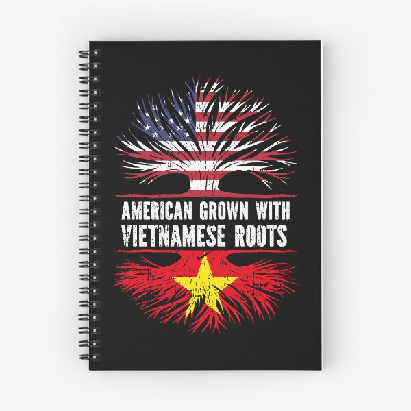Item preview, American Grown with Vietnamese Roots USA Flag designed and sold by CosmoKitsch.