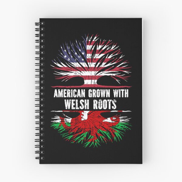 Item preview, American Grown with Welsh Roots USA Flag designed and sold by CosmoKitsch.