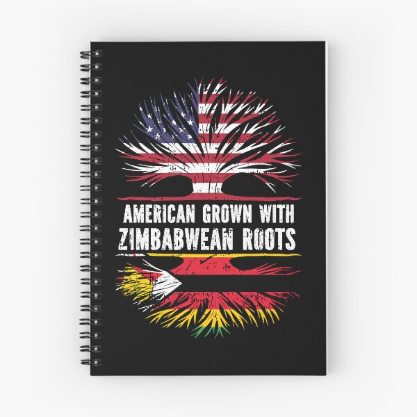 Item preview, American Grown with Zimbabwean Roots USA Flag designed and sold by CosmoKitsch.