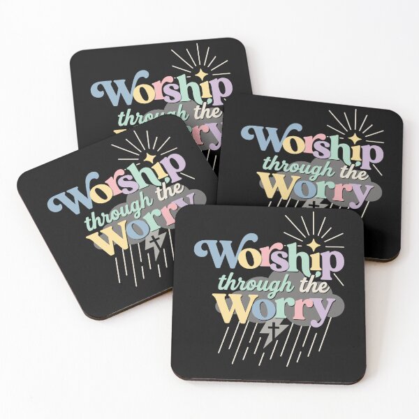 Item preview, Christian Faith Worship Through The Worry Religious designed and sold by Dressed For  Duty.