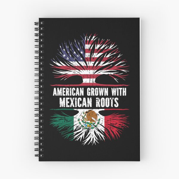 Item preview, American Grown with Mexican Roots USA Flag designed and sold by CosmoKitsch.